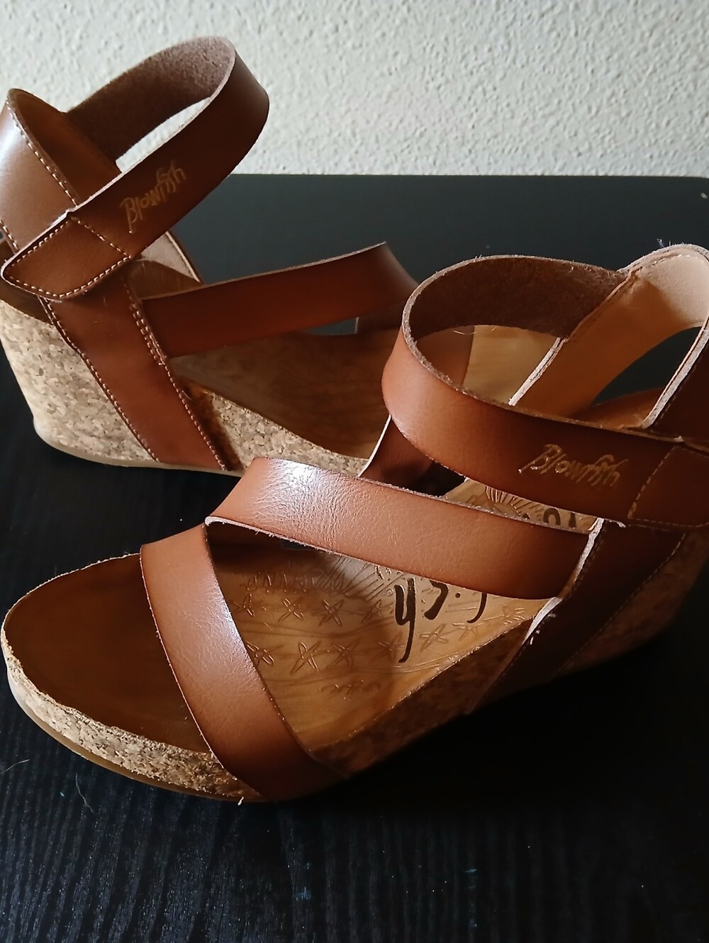 Blowfish Malibu Kayla Wedge Sandals in Brown